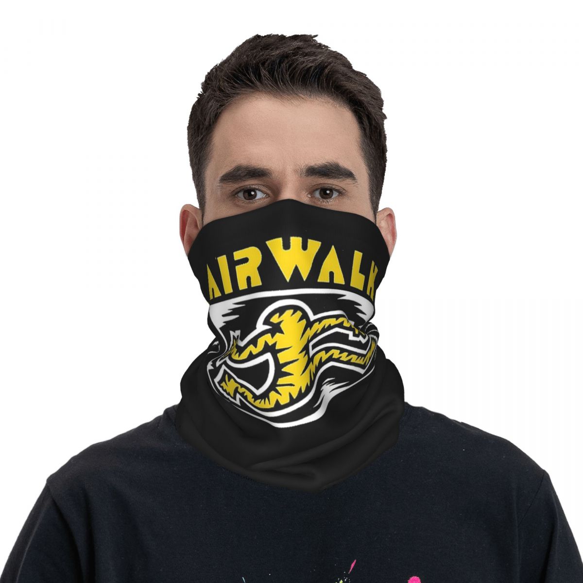 Tatouage vieille école trottoir Bandana cache-cou imprimé foulard chaud masque facial Sports de plein air unisexe adulte lavable