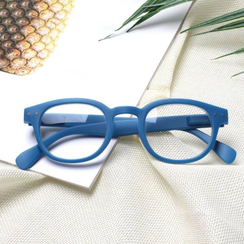 Lunettes de lecture rondes pour hommes et femmes, avec charnière à ressort, grande monture ronde, presbytie, hypermétropie