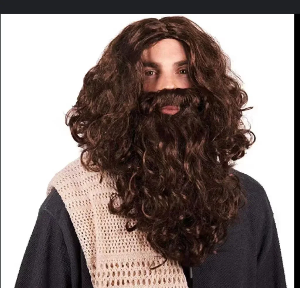 Costume de Cosplay de jésus pour hommes, Robe longue blanche, déguisement pour adultes, Costumes de fête pour jeu de rôle de jésus