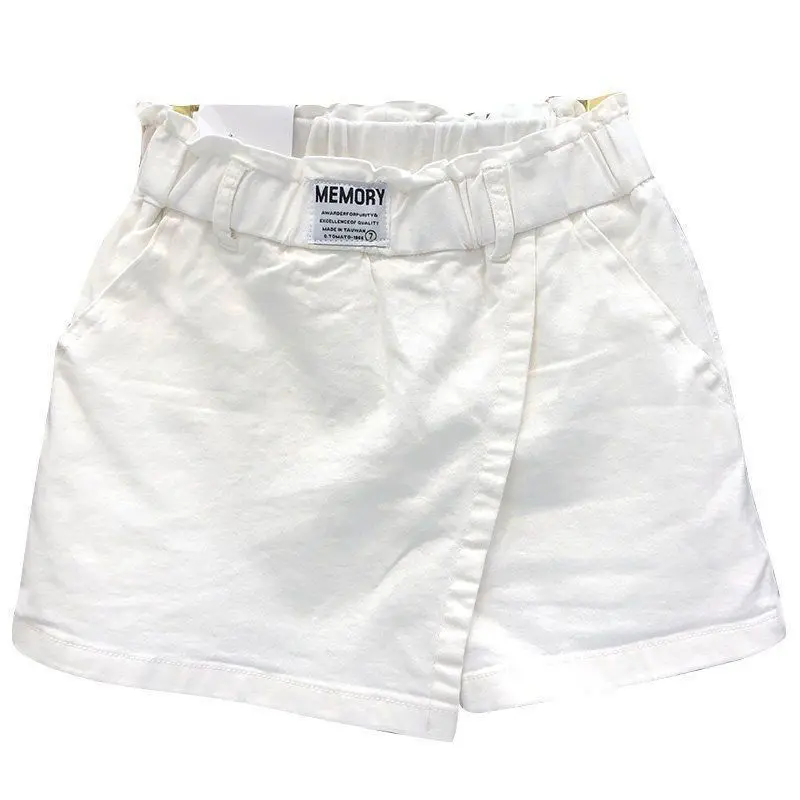 Jupe blanche pour femmes, taille haute, en coton, été, 2026, jupe tendance décontractée, moulante, mini, style Y2k, jupe coréenne.