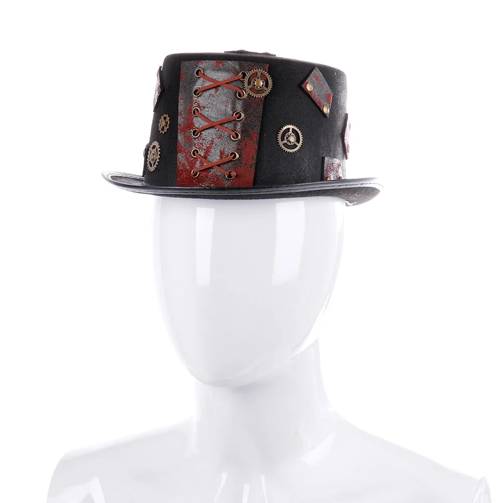 Chapeau rétro Steam Punk pour Festival de musique, couvre-chef à la mode, spectacle de magie, accessoire de Style gothique