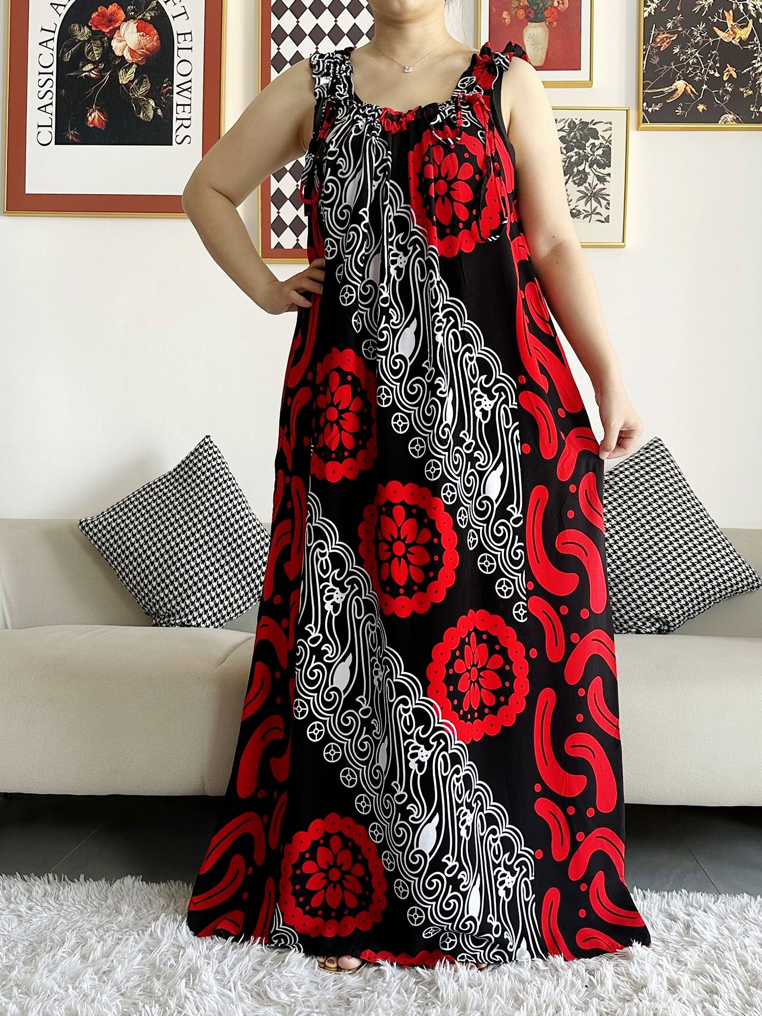 Robe d'été en coton avec écharpes pour femme, Dashiki africain, robe maxi pour femme, robe caftan, robe éducative, nouveau, 2023