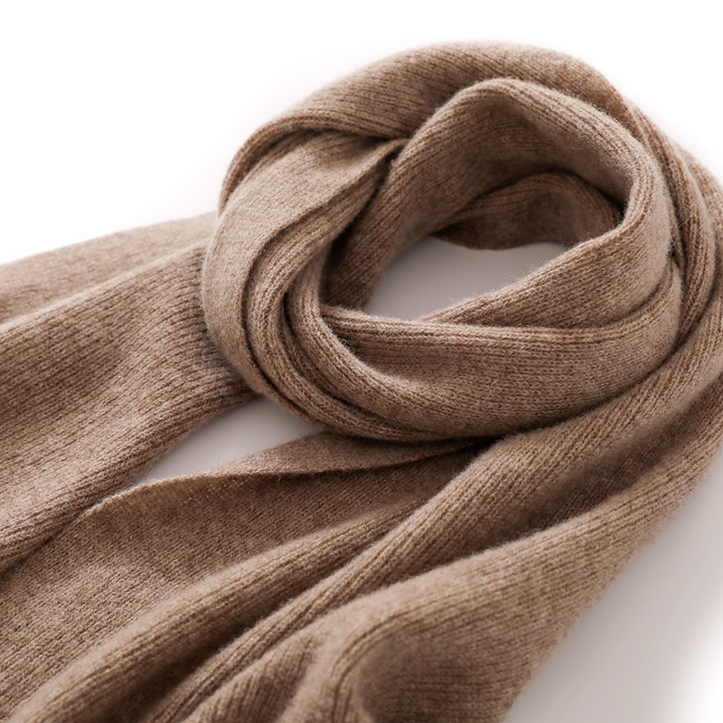 Foulard Hijab en Laine pour Femme, Châle Chaud, Couleur Unie, Pashmina, Collection Hiver 2024