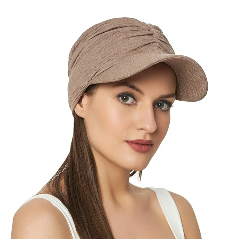 Nouvelle Casquette de Baseball Tendance pour Femme avec Voile Hijab, Bonnet Musulman, Chapeau de Soleil, Foulard, Bandana, Turban