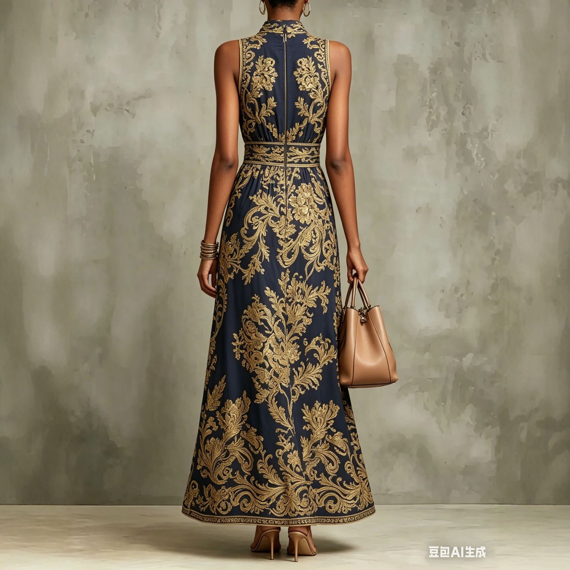 Nouvelles Robes Longues Élégantes pour Soirées et Cérémonies Été 2026 – Motif Floral Classique Vintage Imprimé, Col Revers, Coupe Trapèze pour Femme