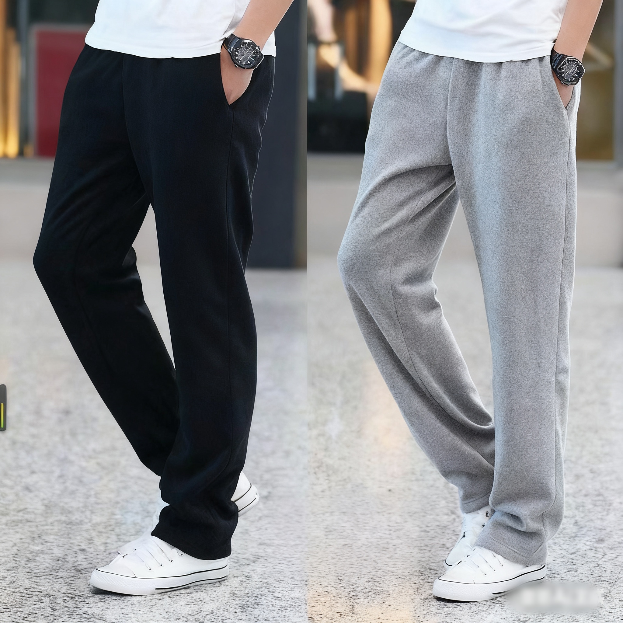 Pantalon de jogging sport pour homme – Survêtement décontracté polyvalent – Nouvelle mode 2026 – Vêtements homme toutes saisons – Meilleures ventes
