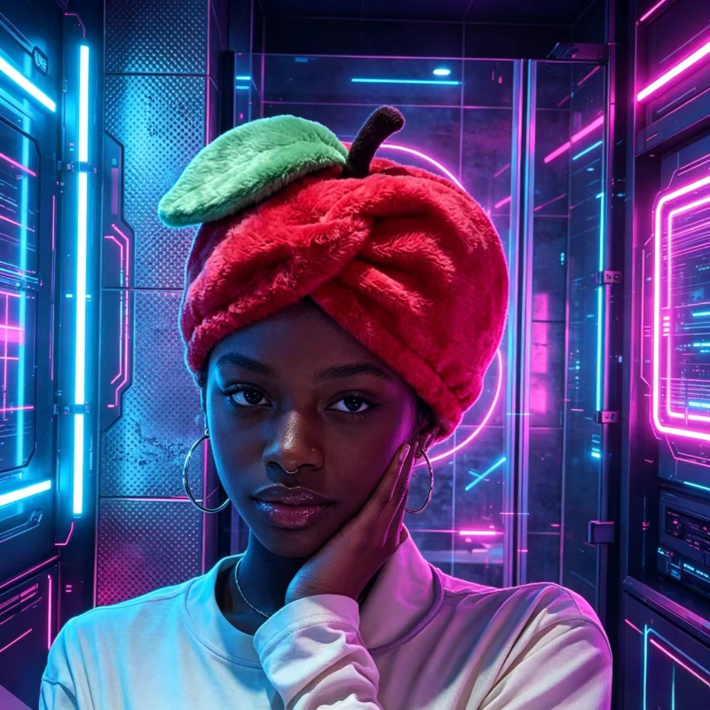 Joli bonnet pour cheveux secs de style Ping Anguo, absorption rapide de l'eau, super absorption, serviette à séchage rapide, foulard corail