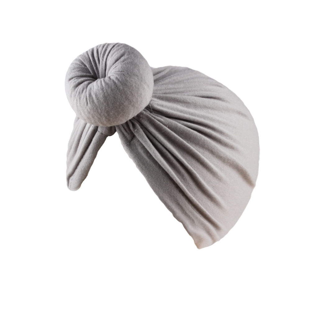Nouveau Turban en Coton Doux pour Femme, Bonnet Hijab Musulman Uni avec Nœud Donut, Coiffe Tendance Extensible pour Dames