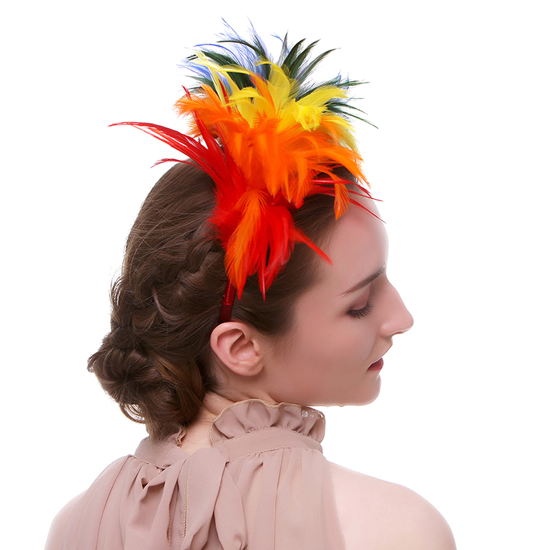 Bandes de cheveux en plumes VPN, accessoires de fête, Rhde fin d'année, performance sur scène, vacances, carnaval