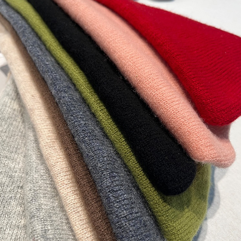 Écharpe triangulaire tricotée en laine de Niche de Style coréen britannique pour femmes foulard écharpe tricotée écharpe tricotée chaude multifonctionnelle