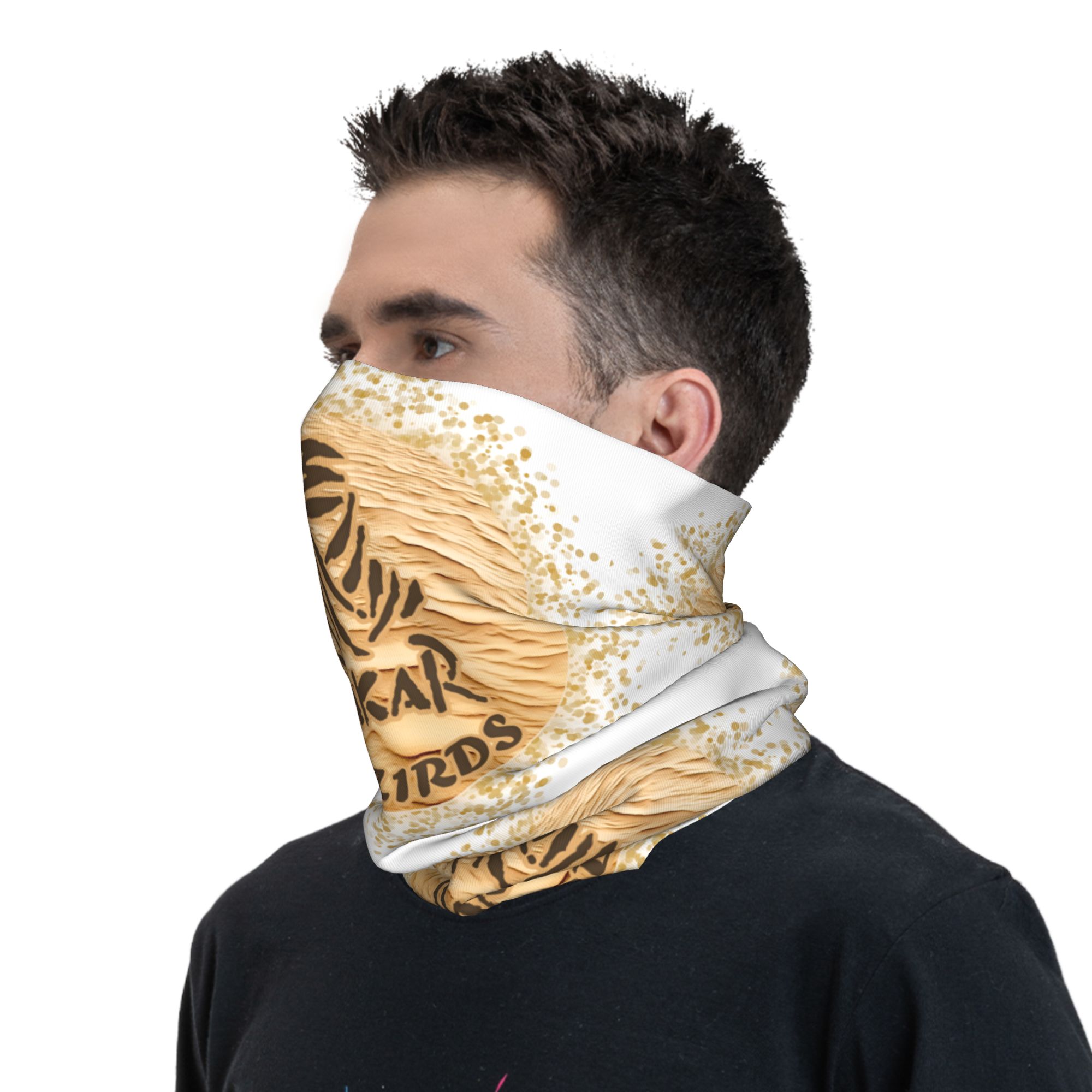 Guêtre de cou de course de rallye personnalisé pour femmes et hommes, bouclier facial UV, aventure d'hiver, jeu de moto, écharpe Bandana de voiture pour le Ski