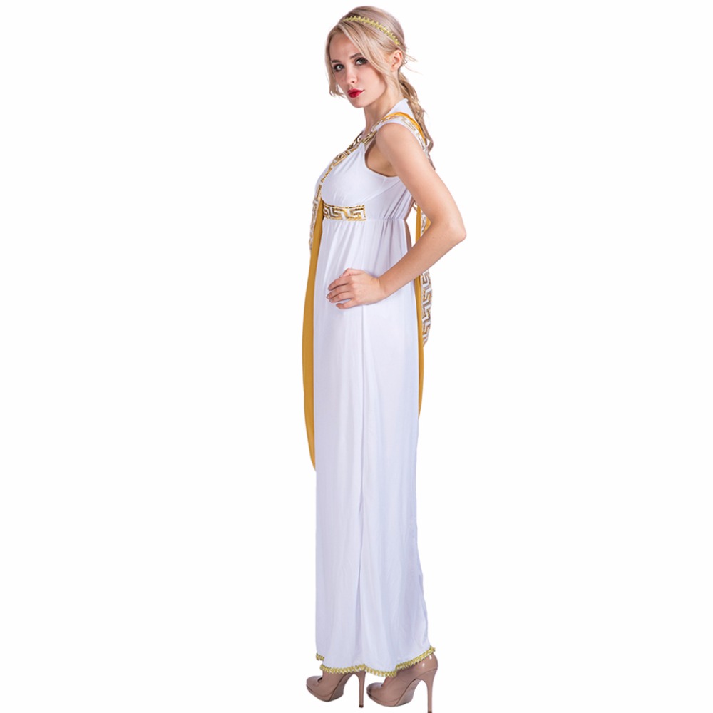 Costume de Toge de Déesse Grecque d'Halloween pour Femme, Tenues Romaines Sexy, Robe de Barrage pour Adulte, Carnaval de Pâques, Pourim