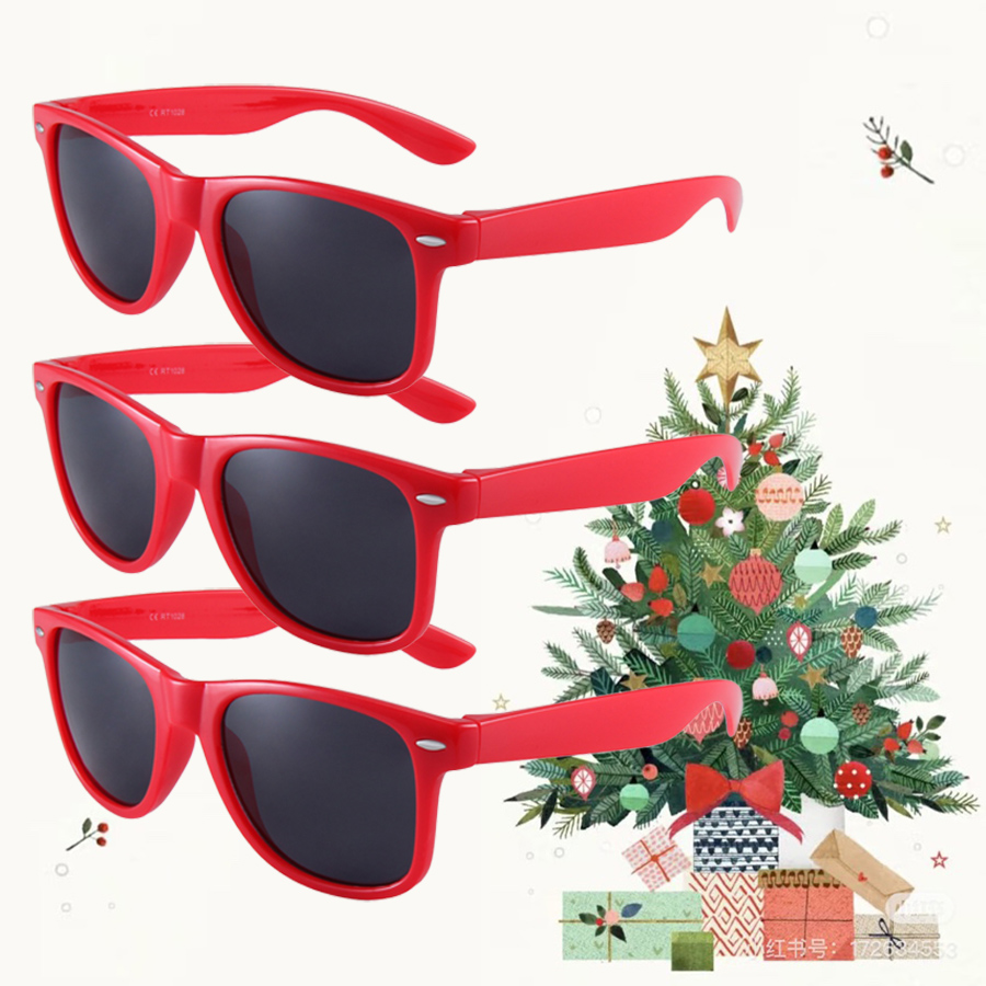 Lunettes de soleil colorées unisexes, 3 pièces, pour vacances quotidiennes, plage, fête et accessoires de Festival