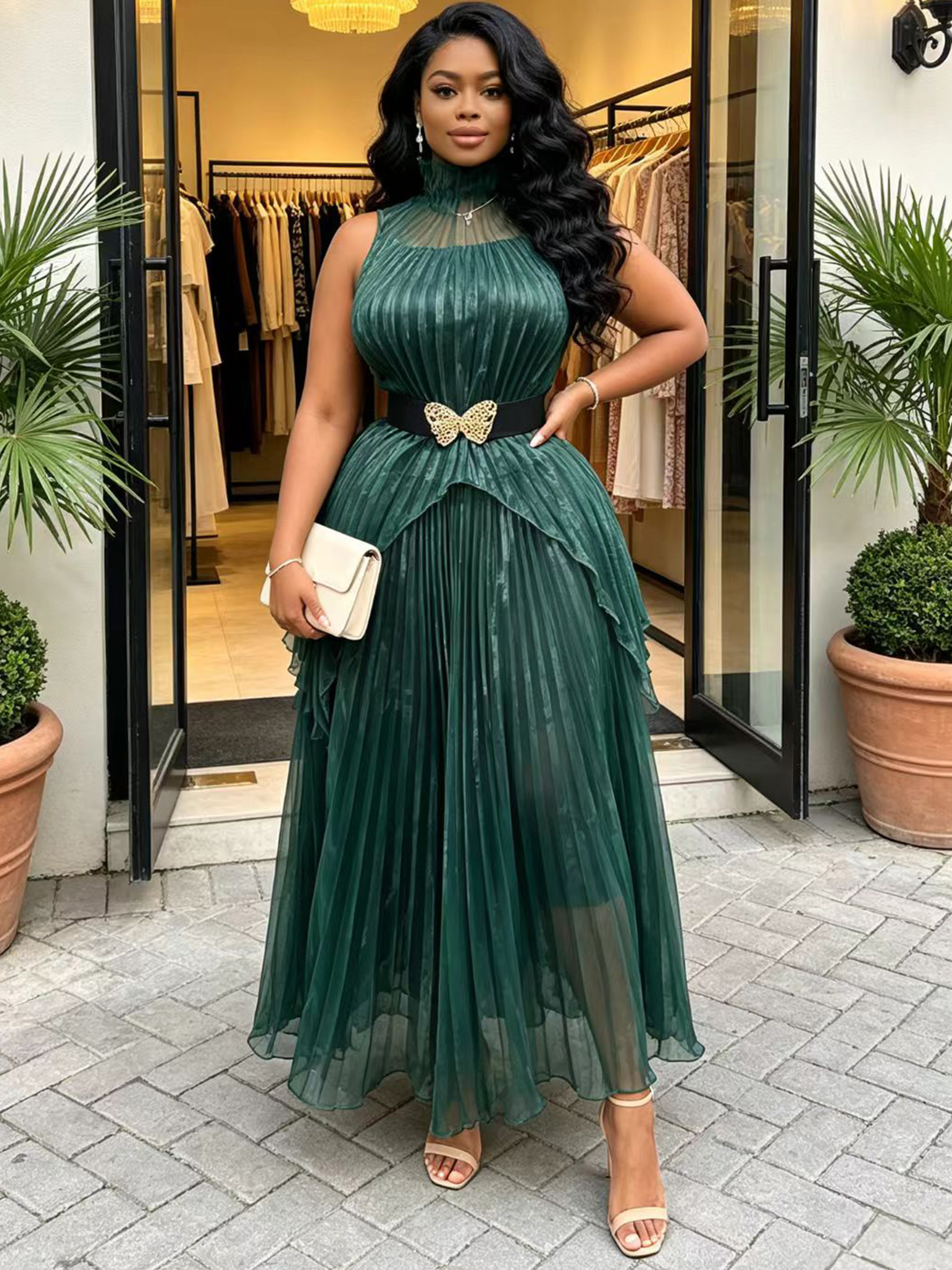 Ensemble de 3 pièces, tenue traditionnelle nigériane pour église, robes africaines plissées pour femme, robe de soirée africaine Dashiki pour mariage