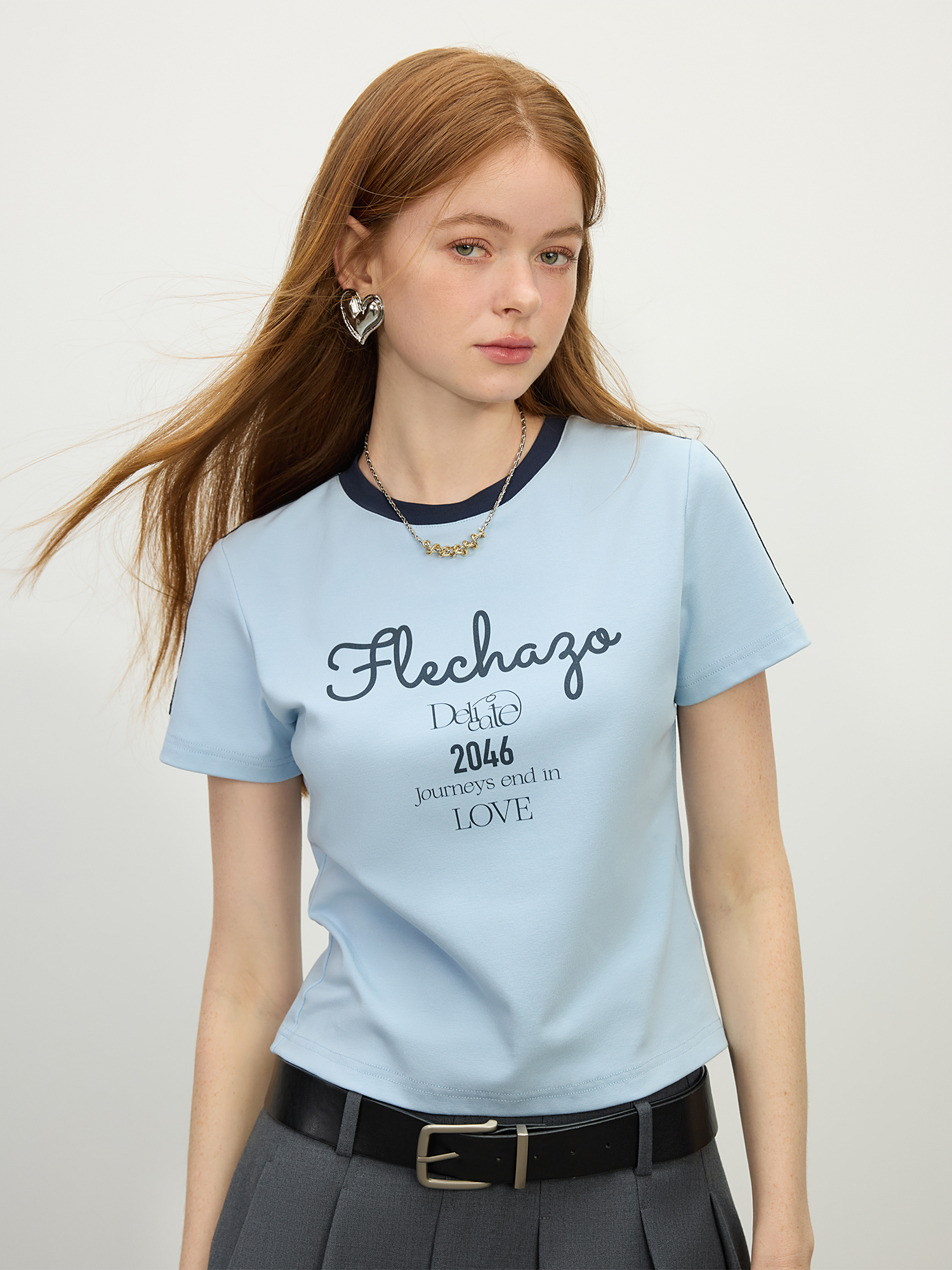 FSLE 2025 été sport recadrée Jersey t-shirt Petite Racerback Gym to Street Y2K esthétique respirant ourlet fendu garniture réfléchissante