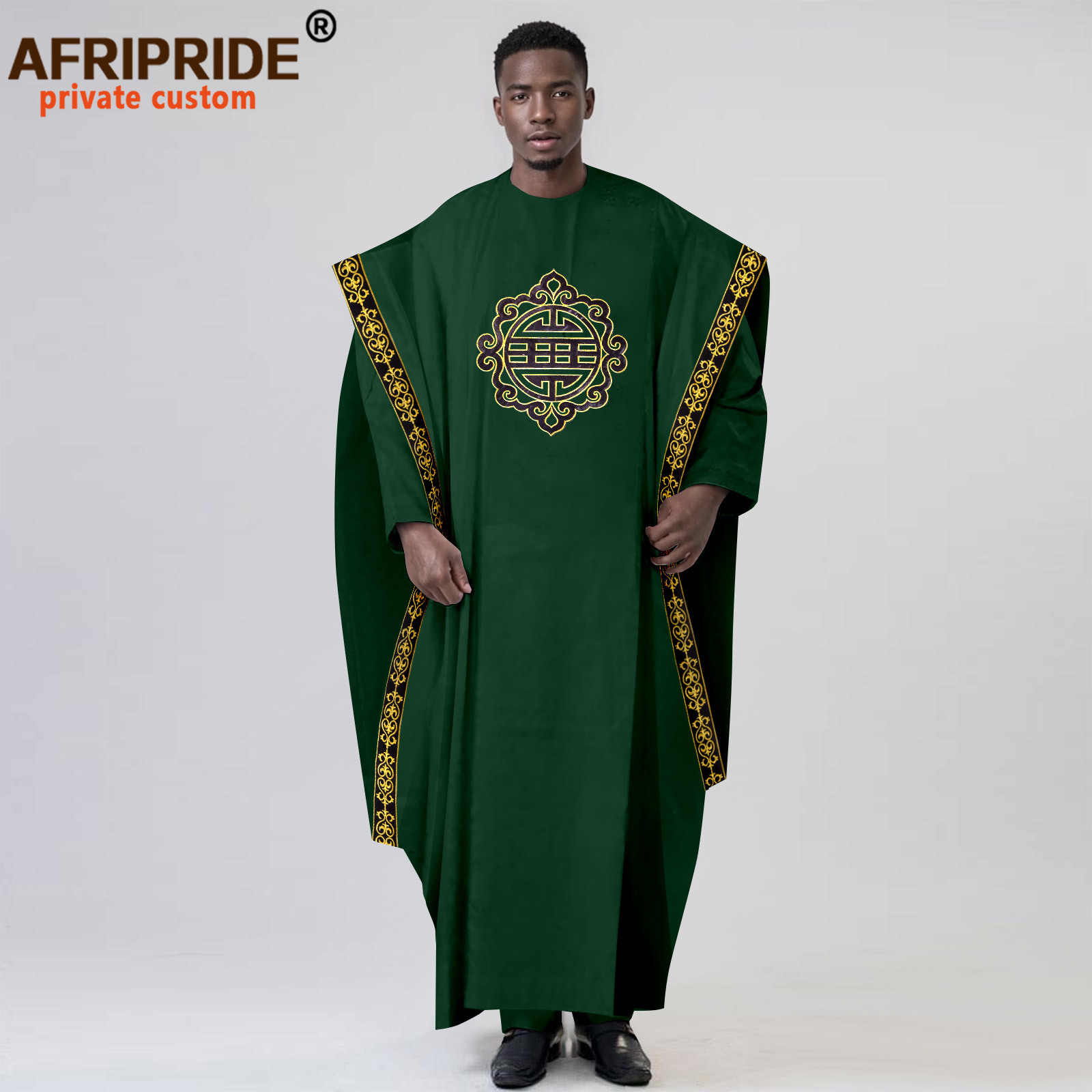 Vêtements traditionnels africains pour hommes Dashiki broderie Agbada Robes chemises et pantalons tenues 3 pièces ensemble pour mariage 2516041