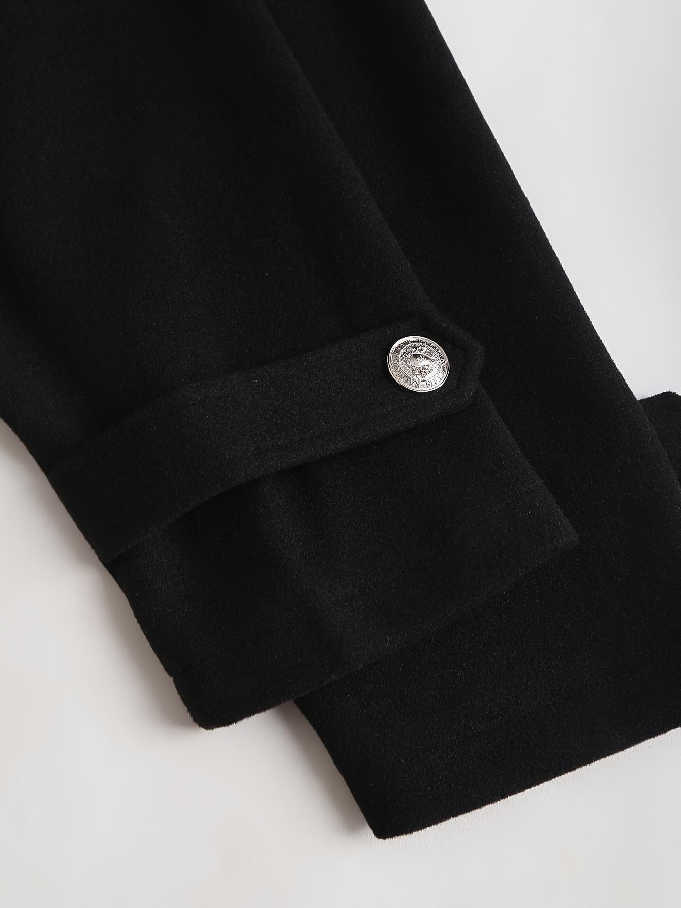 Veste à capuche double boutonnage grande taille, décontractée, élégante et tendance pour femme, idéale pour l'automne et l'hiver