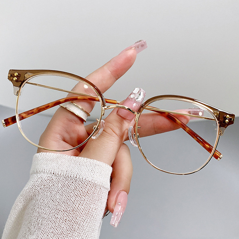 Lunettes de myopie à monture ronde pour femmes, lunettes unisexes pour contrevenants, lunettes de vue de près avec moins dioptrie, nouveau style