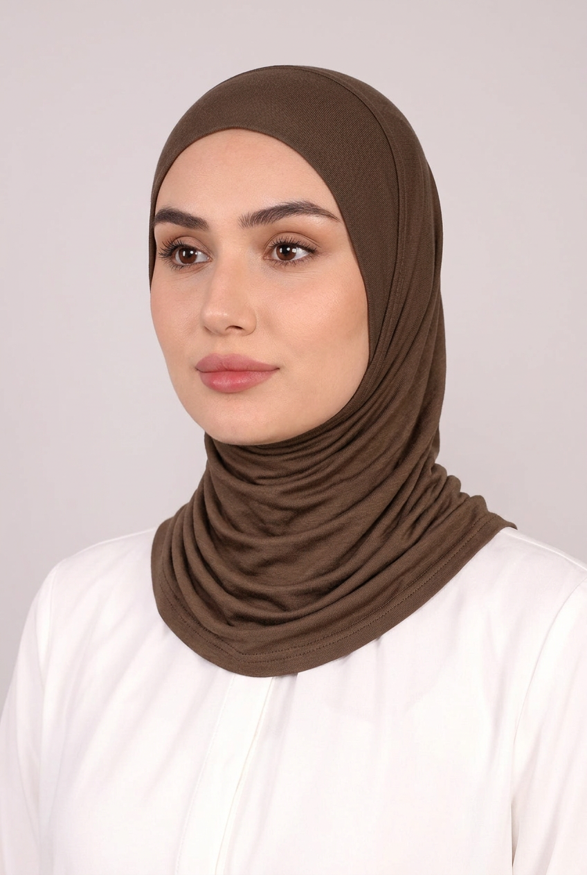 Nouveau hijab instantané en jersey de coton à nouer, foulard de sport pour femmes, bandeau élastique, écharpe musulmane, châle, turban islamique