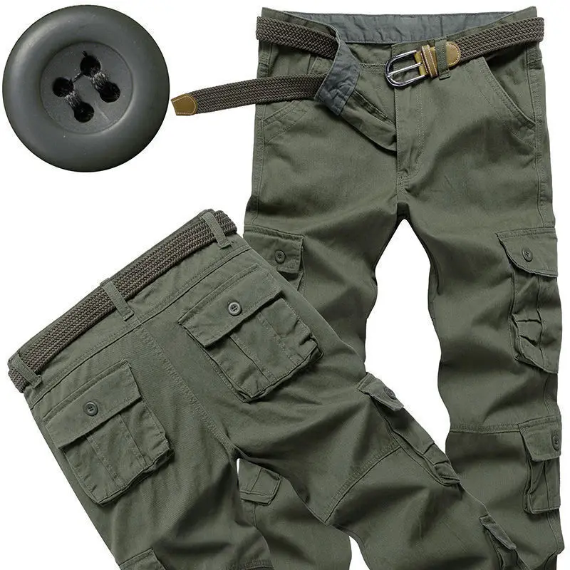 Pantalon Cargo Vintage pour Homme, Vêtement de Luxe, de Haute Qualité, Grande Taille, Coupe Régulière, Style Coréen, pour Randonnée en Plein Air