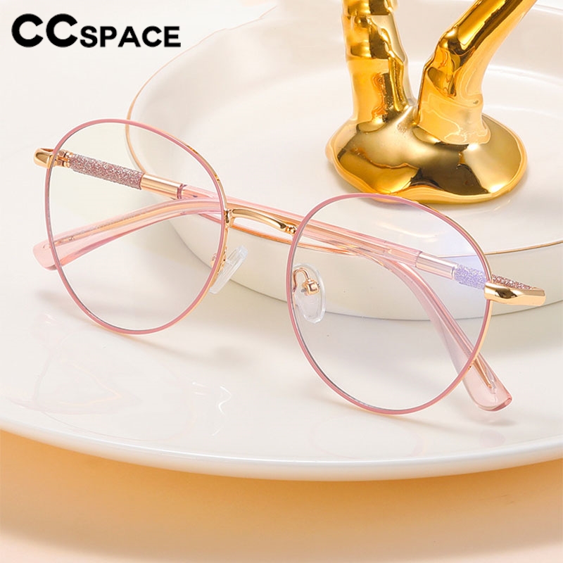 Lunettes de lecture optiques rondes en métal pour femmes, lunettes presbytes en résine, lunettes de délinquants personnalisées, charnière à ressort, mode, #303816
