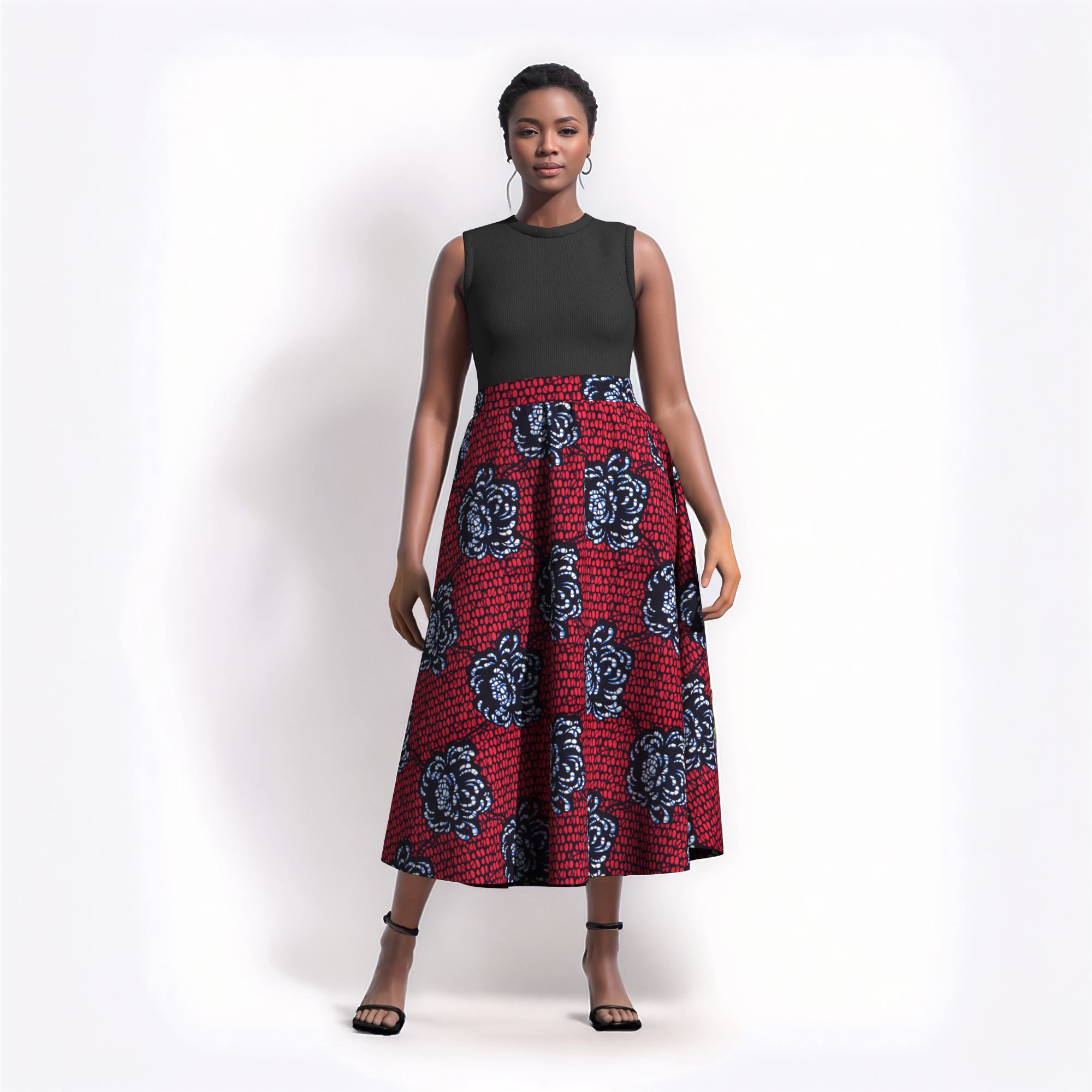 Femme longue Maxi jupe pour femmes africain Dashiki imprimé taille haute jupe dames casual traditionnel Ankara jupe WY820