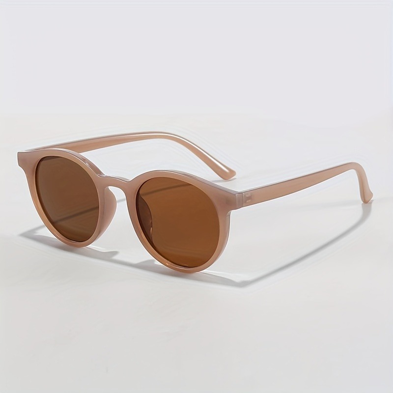 1 paire de lunettes à monture ronde pour femmes et hommes – Style rétro classique, parfait pour les fêtes, les festivals et les événements de la mode de rue
