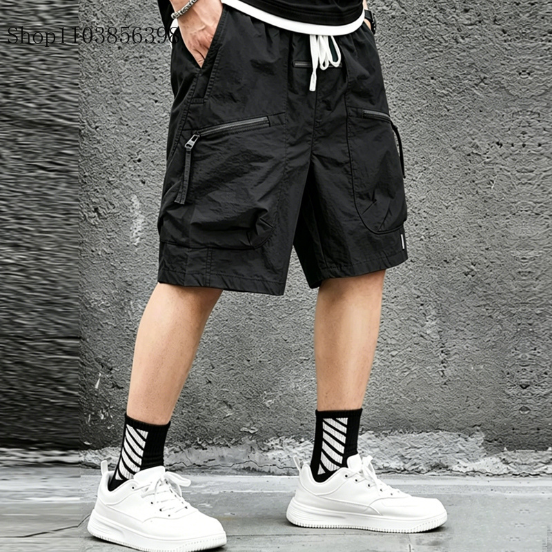 Shorts cargo pour hommes, extérieur, voyage, sport décontracté, shorts à grandes poches, tissus confortables pour hommes, shorts fins pour les sorties