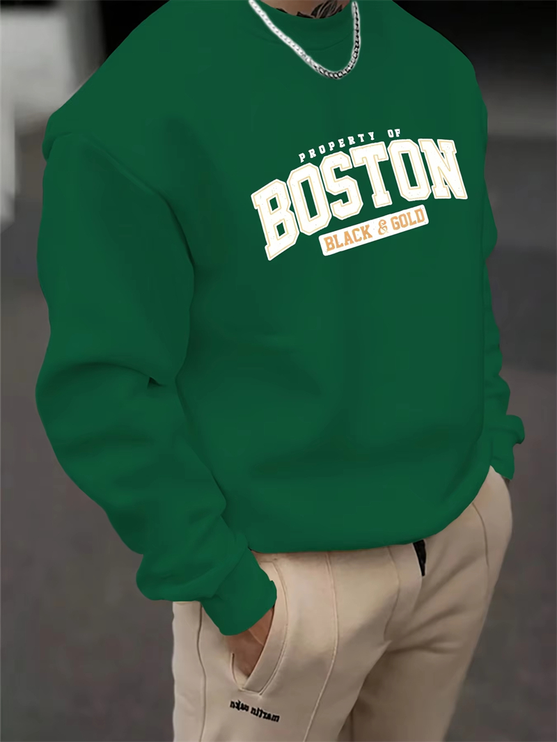 Sweat-shirt à motif de lettres simples pour hommes, Streetwear tendance, sweat à capuche imprimé en 3D, Cool, surdimensionné, Hip Hop, hauts