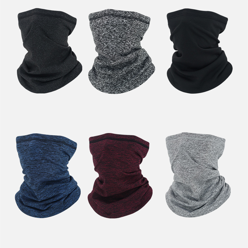 Mouchoir d'hiver pour hommes et femmes, Bandana chaud pour cyclisme, masque de ski, écharpe coupe-vent élastique pour la pêche