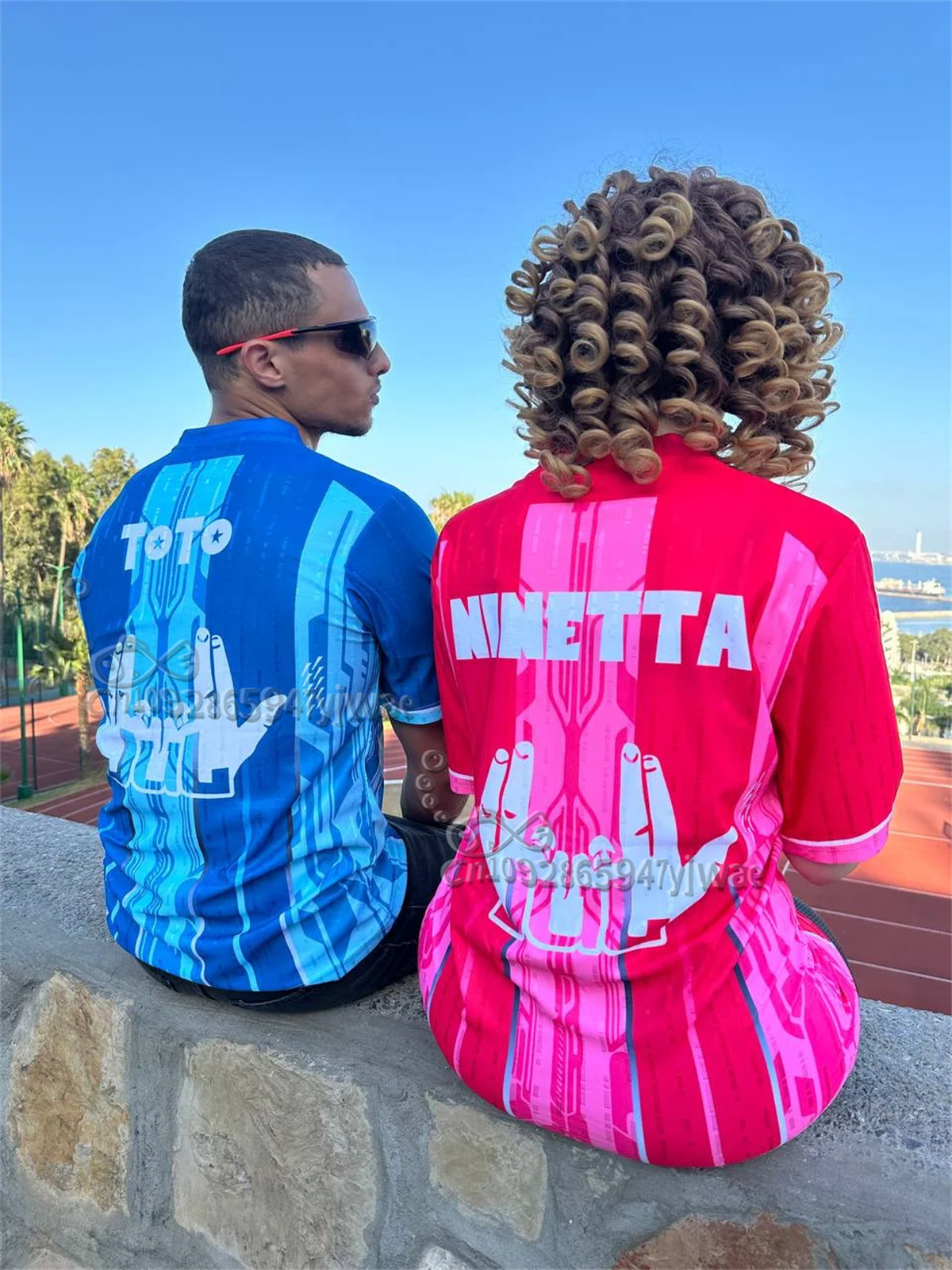 Maillot de football JUL TOTO et Ninetta pour hommes et femmes, T-shirts tendance imprimés culture rap, respirant, pour couple