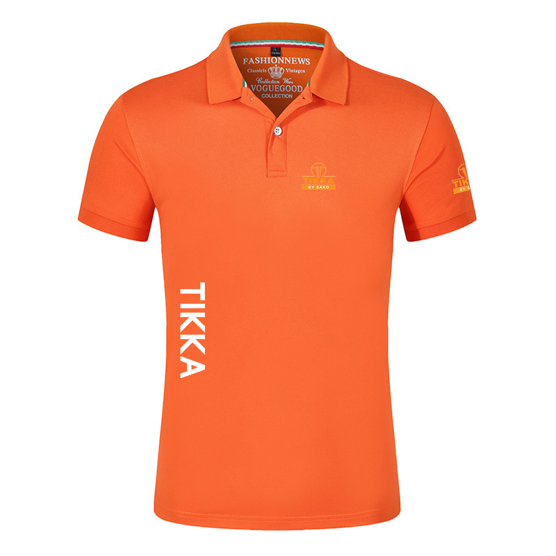 Polo à Manches Courtes en Coton Respirant et Confortable pour Homme, Logo d'Armes à enquêter, Tikka By Sako Finland, Vêtements en Y, Nouvelle Collection Été 2022