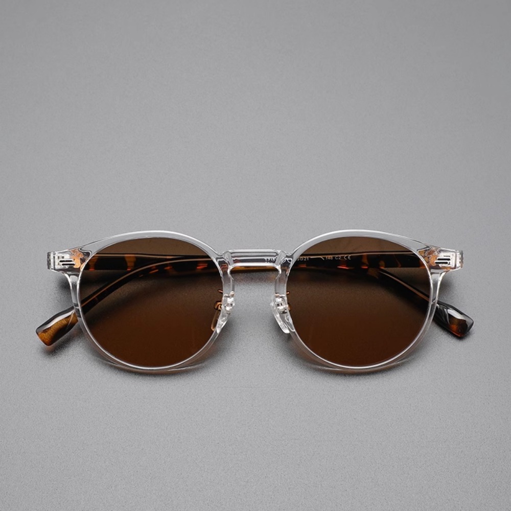 Nouvelles Lunettes de Soleil Rondes Rétro Personnalisées à Rivets pour Femmes et Hommes 2025 – Produit Tendance de Haute Qualité, Populaire pour l'Extérieur