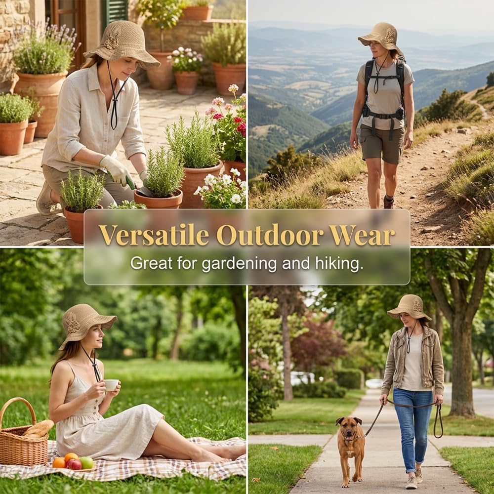Chapeau de soleil élégant en paille tressée, Nouveaux chapeaux de paille 2026 pour femmes, Chapeau de soleil pliable pour femme, Chapeau bob de voyage, Sombrero