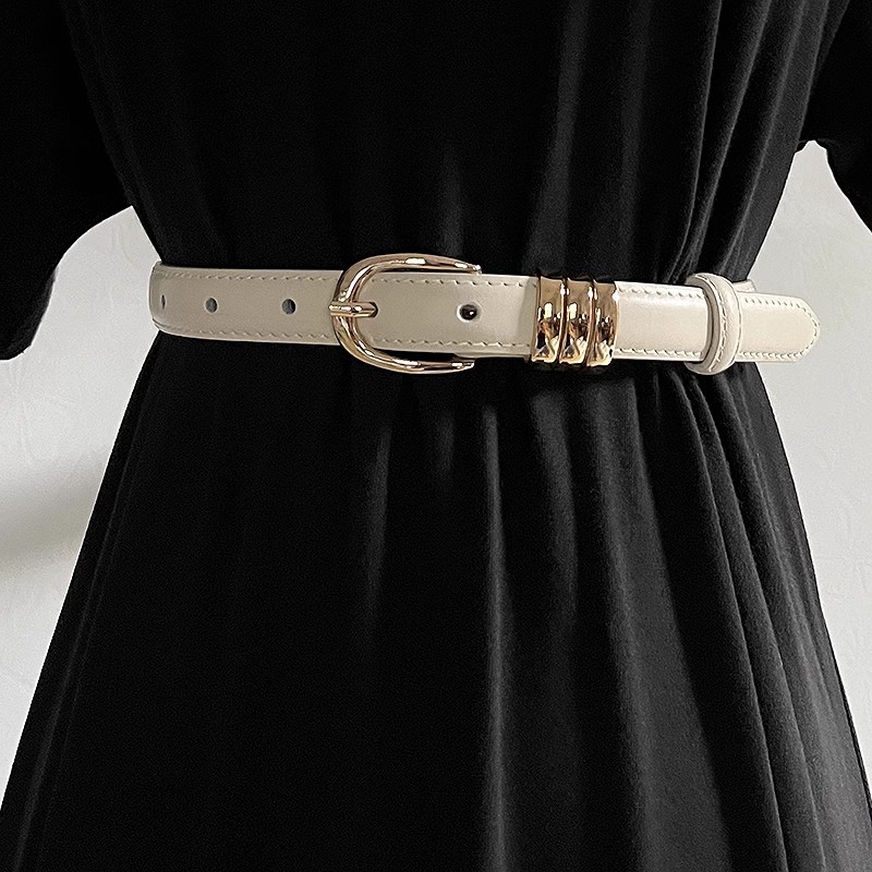 Corset Vintage en cuir véritable pour femmes, mode, manteau, ceinture, robe, décoration, ceinture étroite, J105