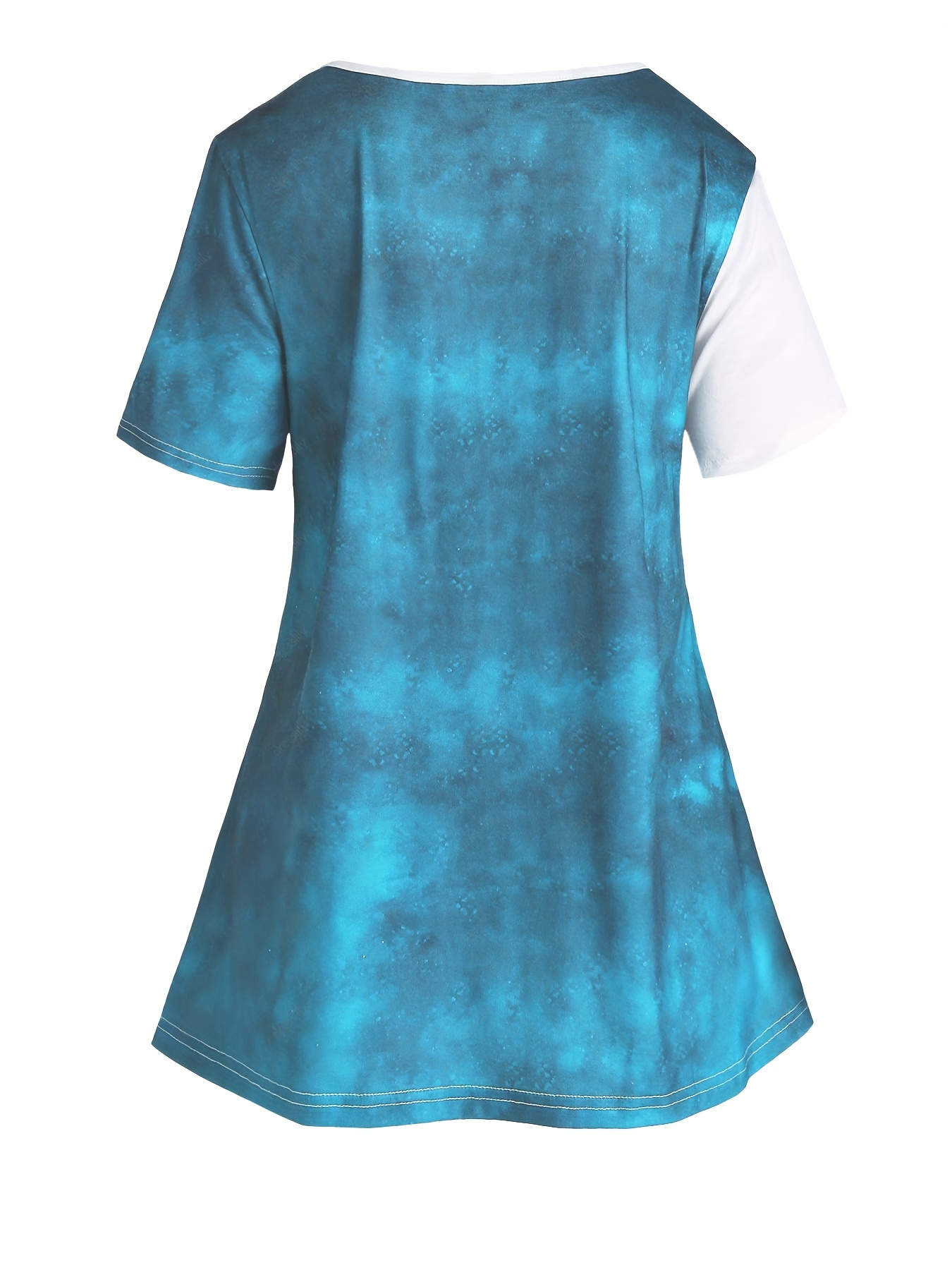 T-shirt à manches courtes et pantalon imprimé papillon pour femme, ensembles assortis, grande taille, bleu, document, décontracté, été, 2 pièces