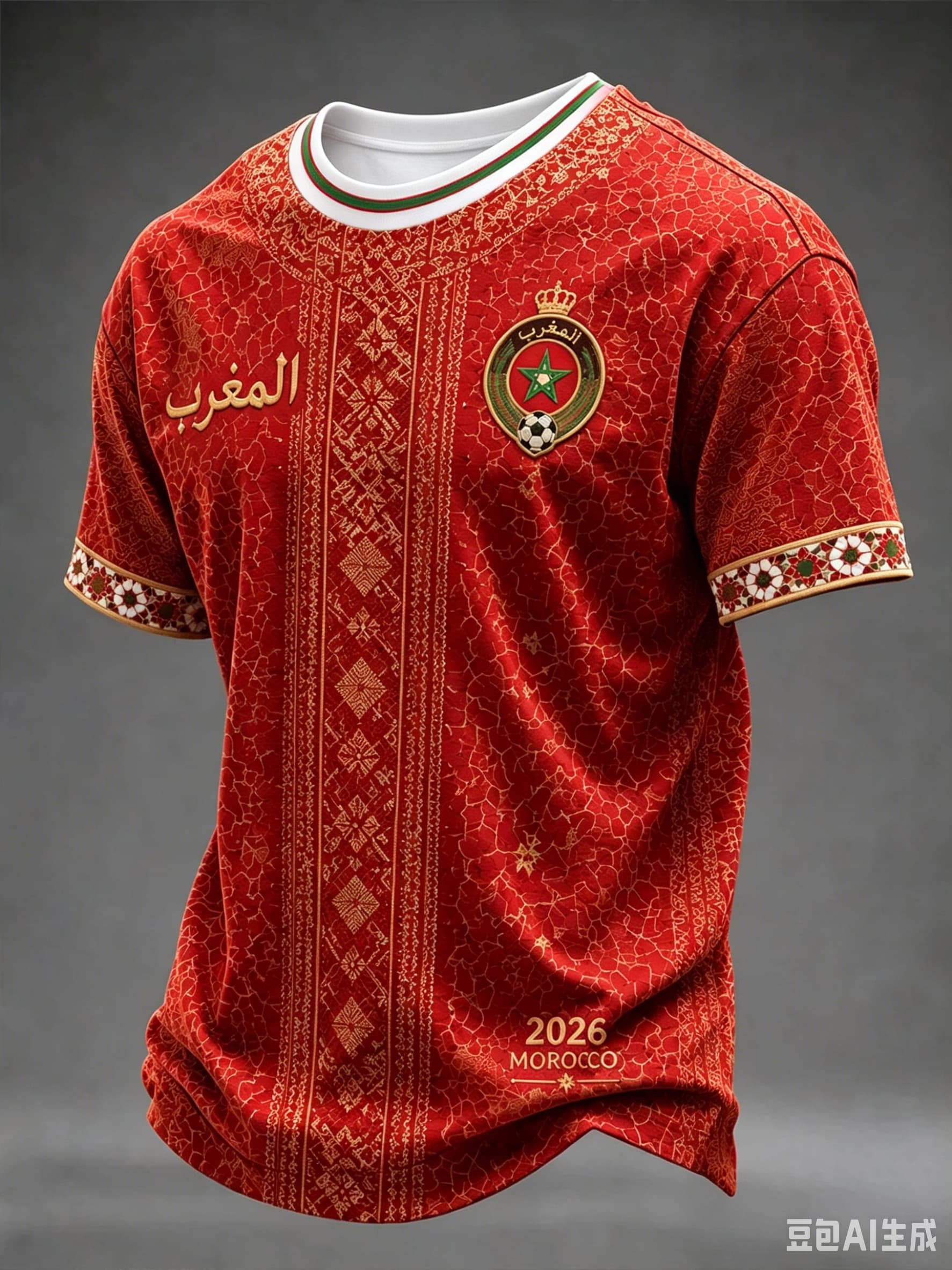 Maillots de football de style marocain pour les fans, adaptés aux hommes et aux femmes, hauts d'entraînement et de sport, t-shirts pour hommes, t-shirts pour femmes, Y2K