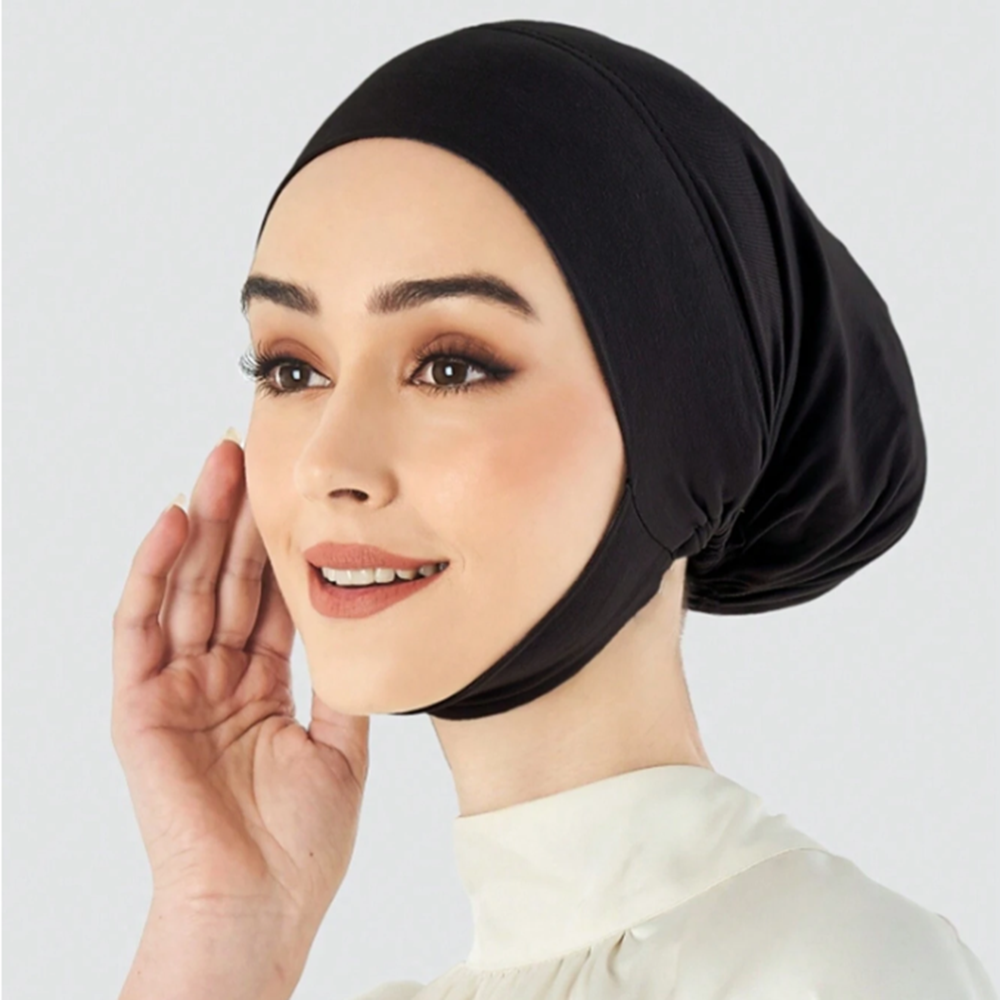 1/2/pièces casquette intérieure musulmane Hijab pour femmes solide sous-écharpe Hijab sous-capuchon écharpe Turban chapeau islamique musulman Hijabs prêt à porter