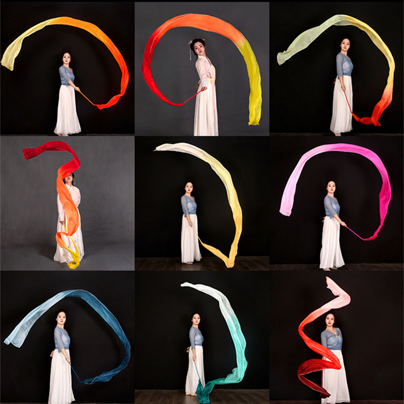 Jeté de banderole de danse avec rubans AqDancer, véritable injVeil, danse du ventre, plus récent pour des spectacles soignés, ballet, phtalSkate artistique