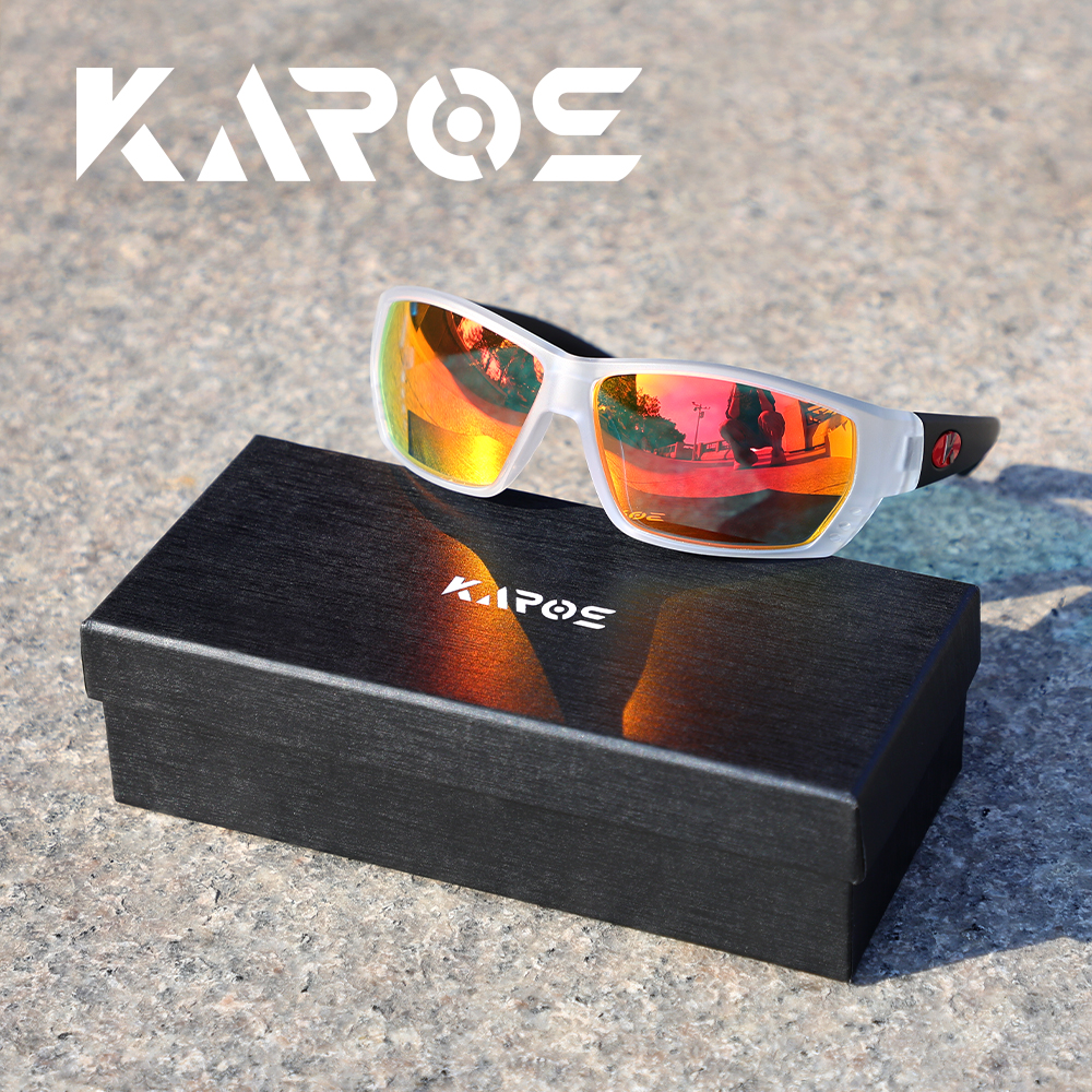 Lunettes de soleil polarisées pour hommes, protection complète, monture légère et confortable, lunettes de sport pour la conduite et la pêche