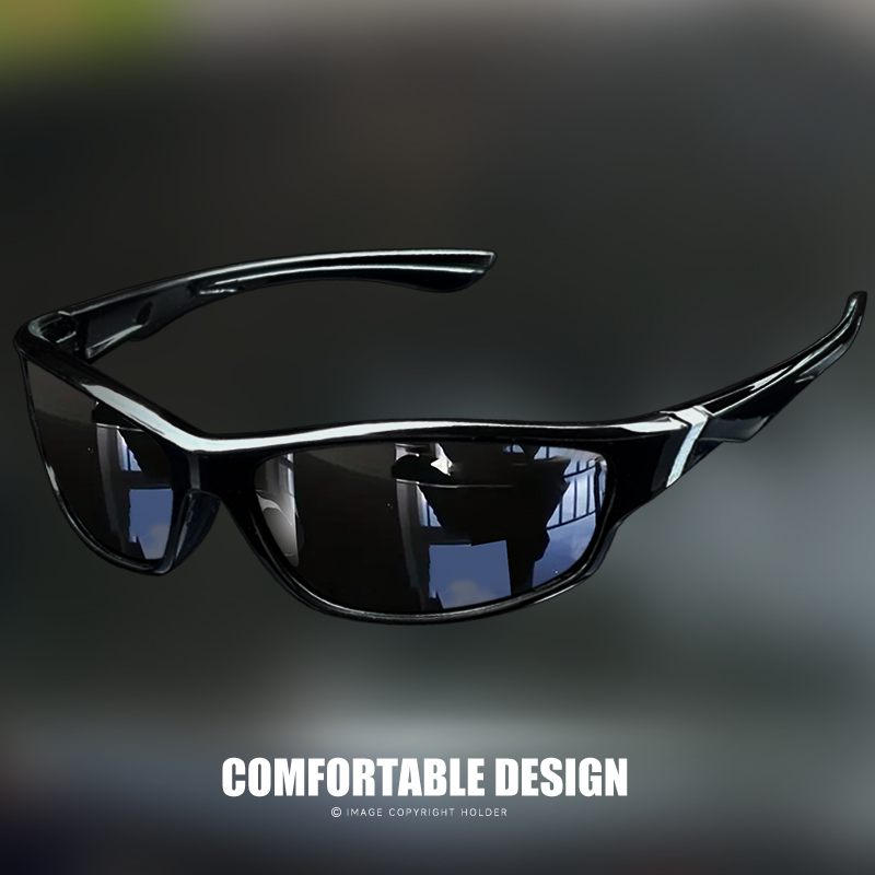 Lunettes de soleil polarisées pour hommes, lunettes de soleil de sport pour hommes: lunettes de soleil avec protection UV pour la pêche, la conduite, la course à pied, le cyclisme