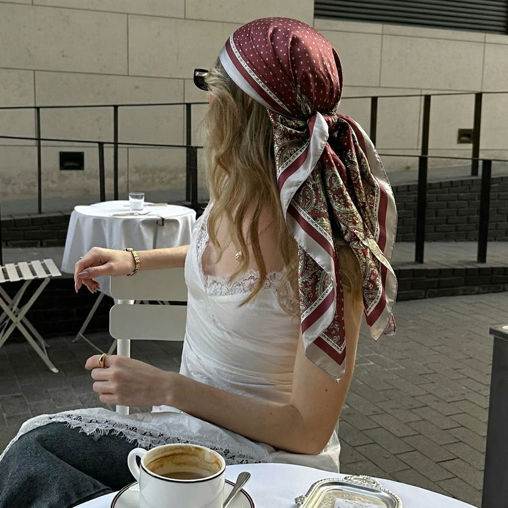 Foulard carré en satin de soie pour femme, 90x90cm, printemps-été, écharpe de plage, bandana, foulard pour cheveux