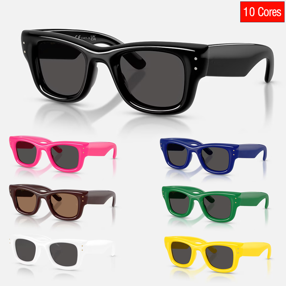 Lunettes de soleil carrées tendance unisexes – Design de voyage simple pour les voyages et la conduite en plein air décontractés