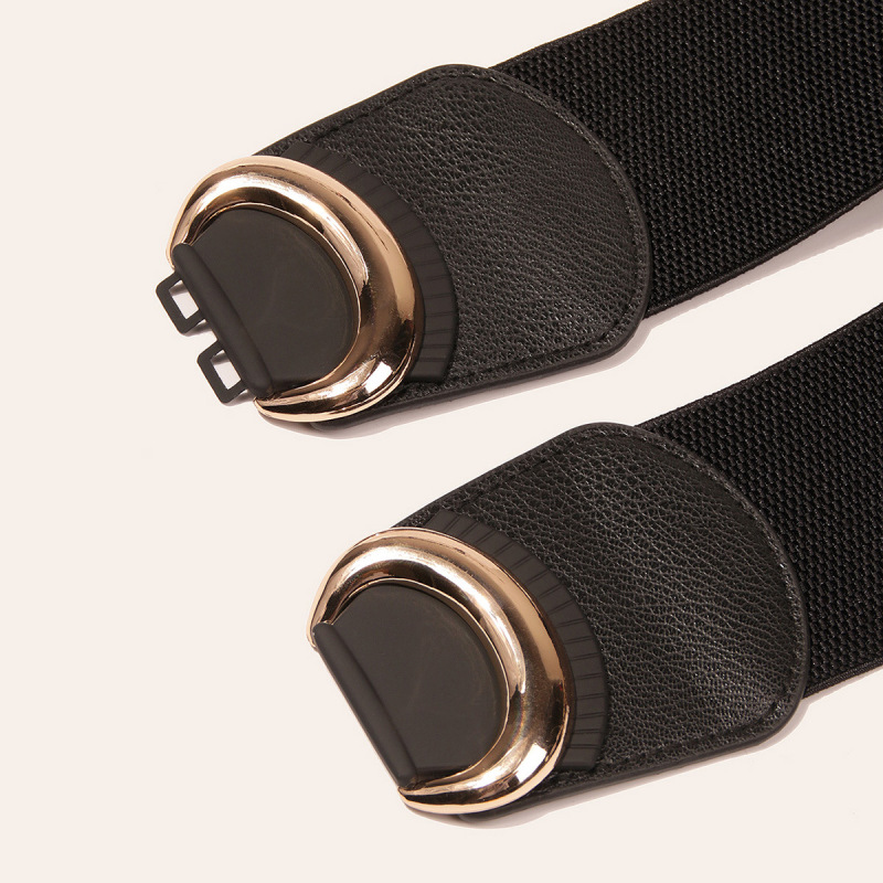 Ceinture à boucle incrustée avec cordon élastique, doudoune large de style coréen pour femmes à la mode