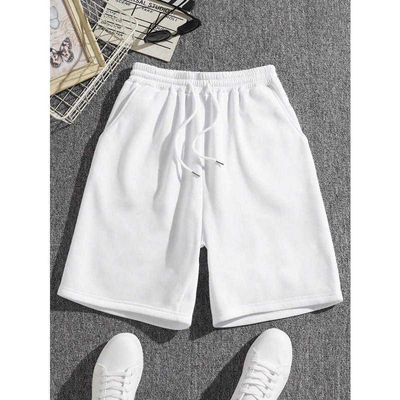 Shorts décontractés pour hommes, noir et blanc, tendance et polyvalents, style sportif. Nouveaux shorts d'été adaptés aux hommes et aux femmes