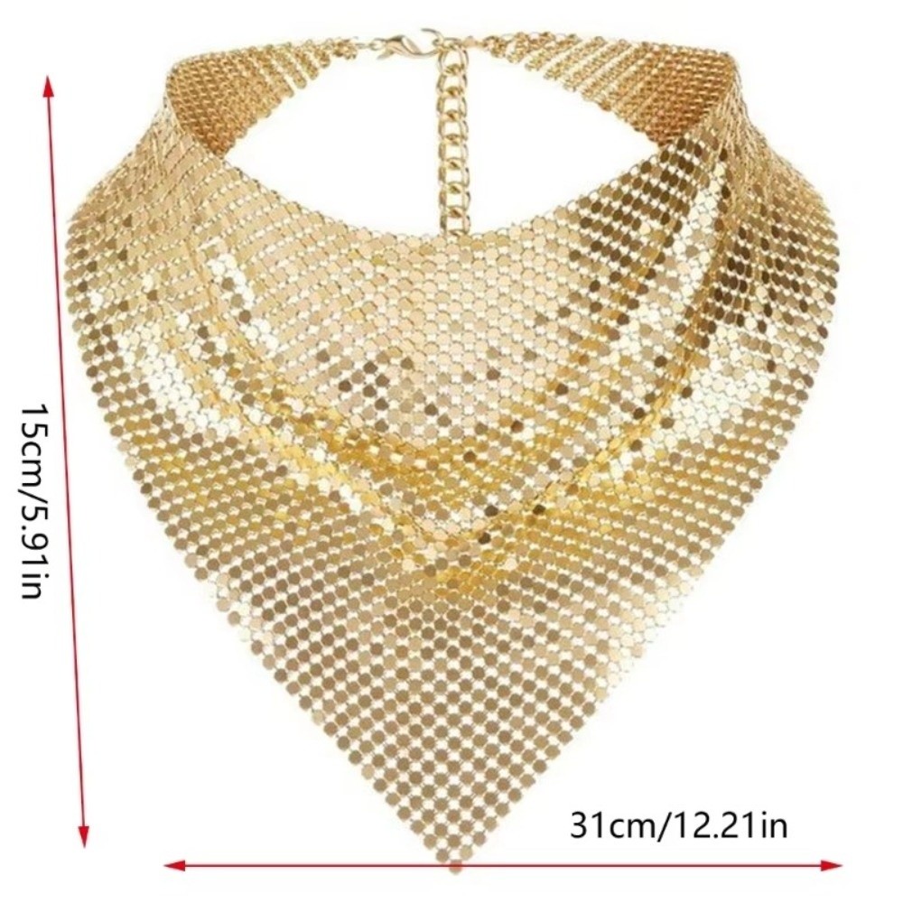 Mode foulard paillettes Triangle foulards Style coréen foulard châle bandeau cou enveloppement collier Bandanas hommes