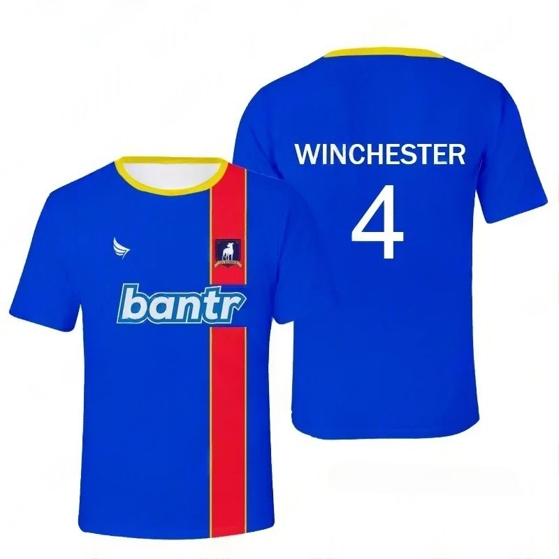 Nouveau maillot de football Ted Lasso AFC Richmond été 2026, t-shirt assorti pour toute la famille, idéal pour le quotidien et l'entraînement, style Y2K
