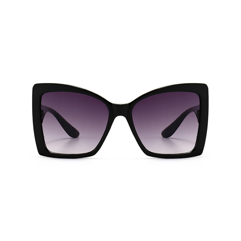 Lunettes de soleil œil de chat à grand cadre pour femmes, lunettes de soleil de voyage populaires, nuances féminines, créateur de marque de luxe, mode vintage, UV400