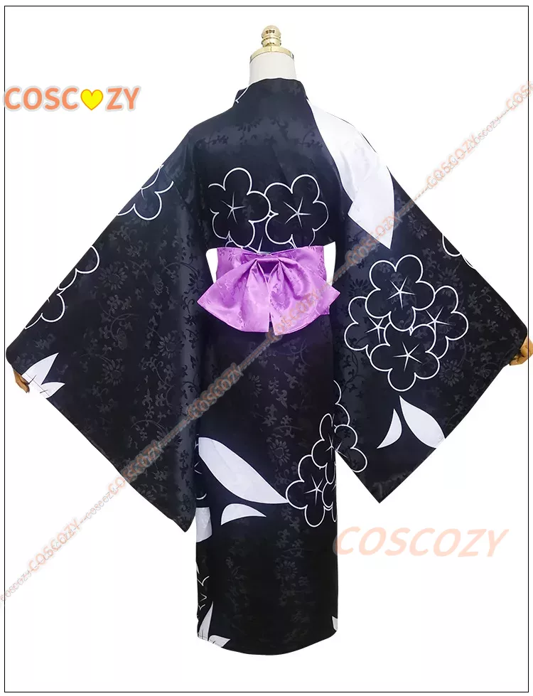 Costume de Cosplay de Dessin Animé Marin Kitagawa, Kimono Noir Mignon Imbibé d'Uniformes de ixd'Halloween