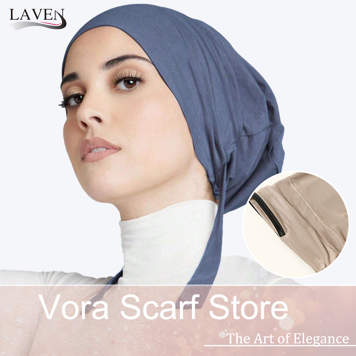 Nouveau doux Modal musulman anti-dérapant intérieur Hijab casquette Islam sous-écharpe Bonnet inde chapeau bandeau Turbante Mujer Ramadan casquette de prière